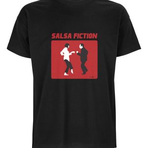 T-shirt Salsa Fiction – Lo Stile Iconico del Cinema in Pista (Unisex)