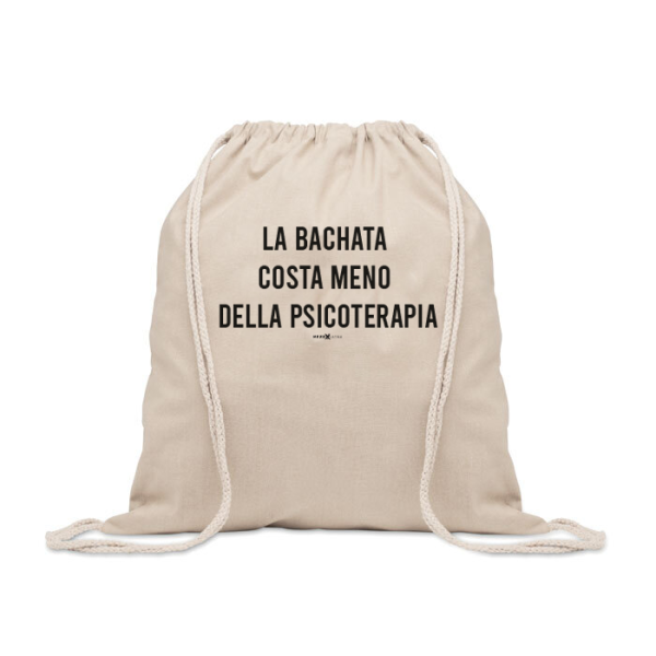 Sacca Bachata "Costa meno della Psicoterapia" &ndash; La tua cura quotidiana in un accessorio